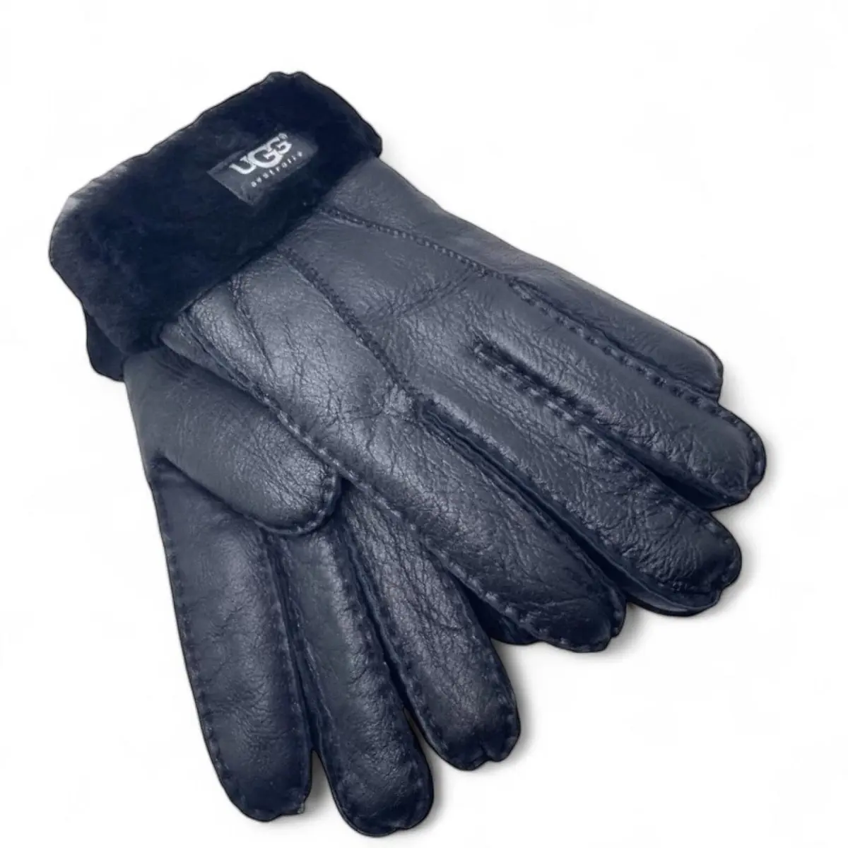 Мужские варежки UGG Glove Коричневый — фото 2